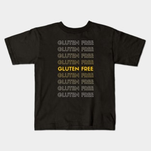 yellow gluten free fading Kids T-Shirt